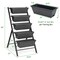 Costway 4 FT Vertical Raised Garden Bed 5-Tier Planter Box for Patio Balcony Flower Herb